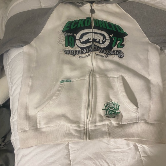 Ecko unlimited detailed heavy 90’s hoodie - Picture 2 of 9